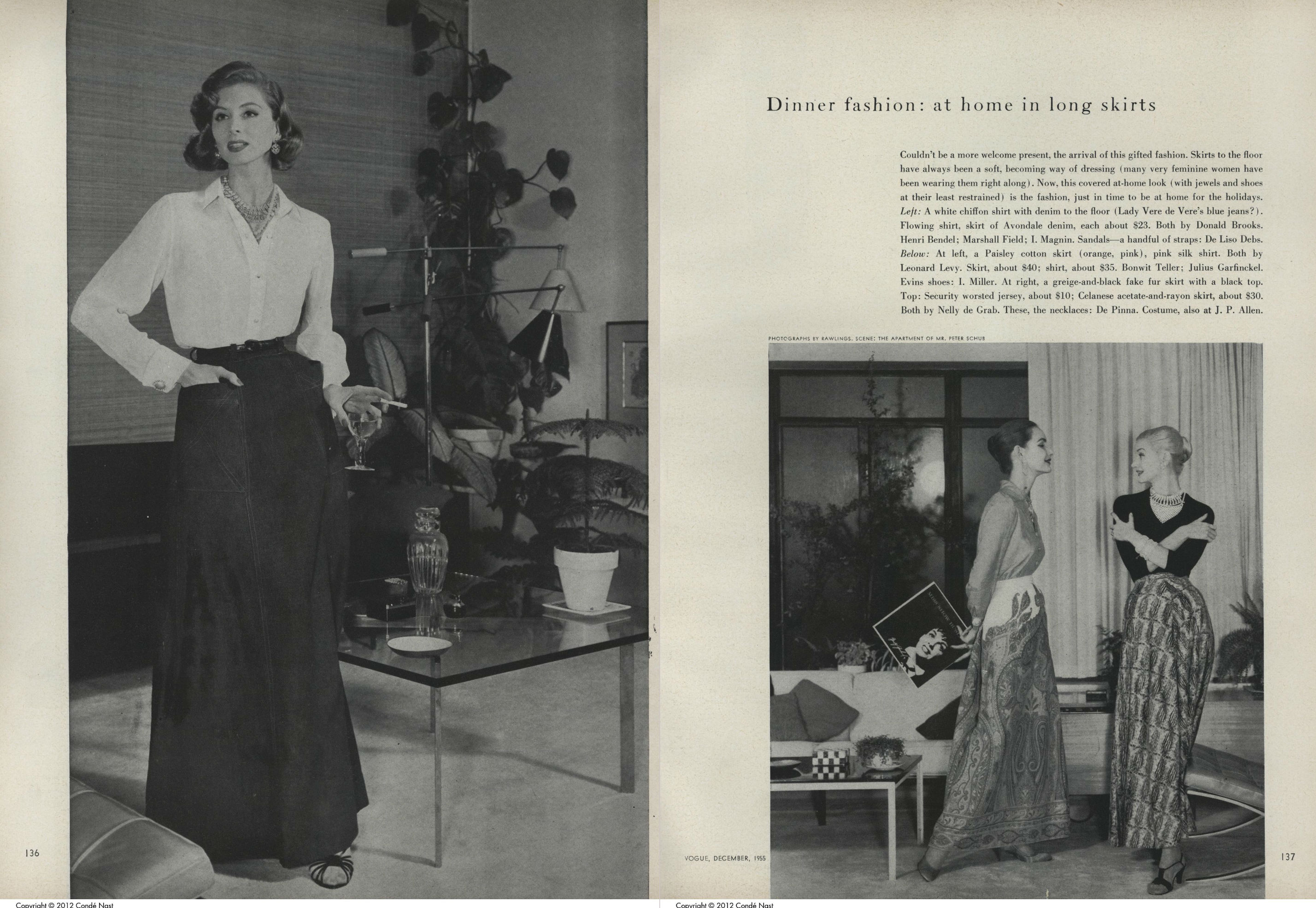 Vogue, December 1955 Vogue, December 1955