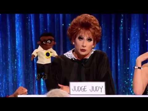 Bianca Del Rio as Judge Judy in Season 6's Snatch Game