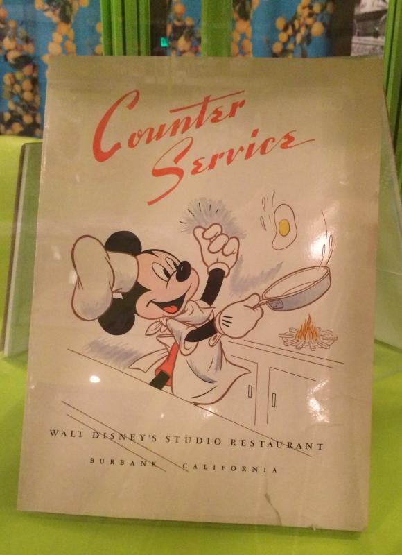 Disney menu