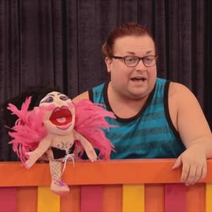 Ginger with hand up Violet's ass