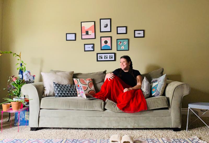 Stephanie Carlo at home