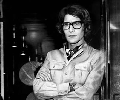 Yves Saint Laurent in his signature safari look