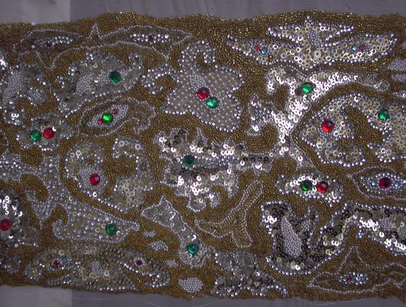A 2003 closeup photograph of the stole after treatment