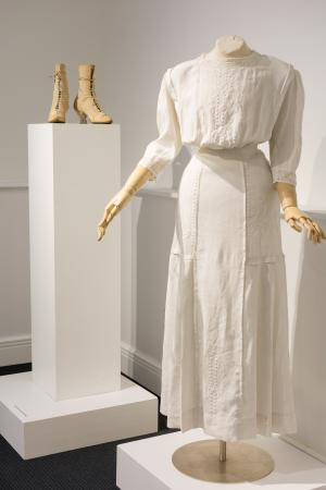 Early 1900s dress and boots Early 1900s dress and boots