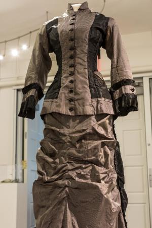 Late 1870s to early 1880s (bustle); Late 19th century (corset); all else 1880s to early 1900s Late 1870s to early 1880s (bustle); Late 19th century (corset); all else 1880s to early 1900s