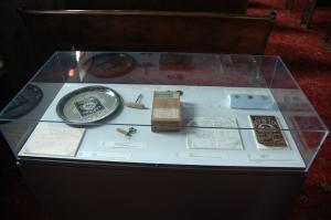 Frontier Jewish Leadville exhibition case.