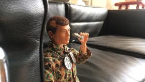 GI Joe Surveys the Landscape (film still) GI Joe Surveys the Landscape (film still)