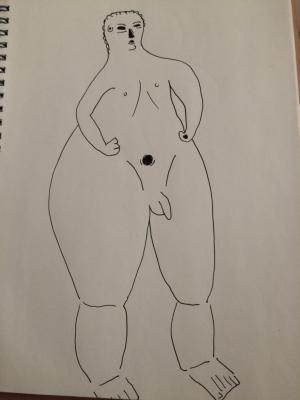 Sketch of Clay Figure (2015)