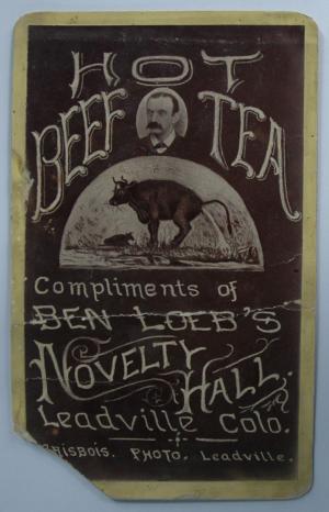 Advertising card from the Temple Israel Foundation collection, 2012.06.001 Advertising card from the Temple Israel Foundation collection, 2012.06.001