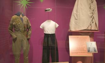 Duties at the Chicago History Museum included dressing and building mannequins for artifact exhibition. The mannequin at center was built to showcase the attire of a transgendered Chicago adolescent for the “Coming of Age” exhibit (2004). Duties at the Chicago History Museum included dressing and building mannequins for artifact exhibition. The mannequin at center was built to showcase the attire of a transgendered Chicago adolescent for the “Coming of Age” exhibit (2004).